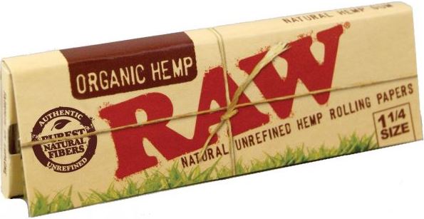 Raw Rolling Papers Organic Hemp 1-1/4