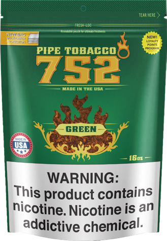 752 Tobacco 16-oz Green