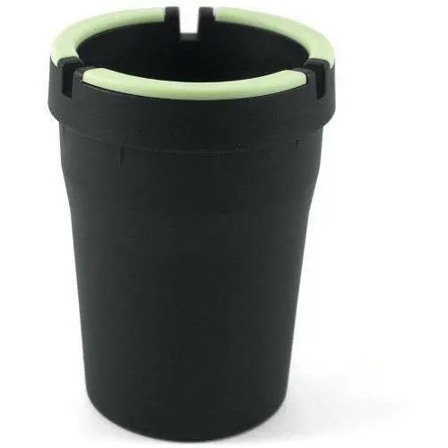 Self-Extinguishing Car Ashtray Black
