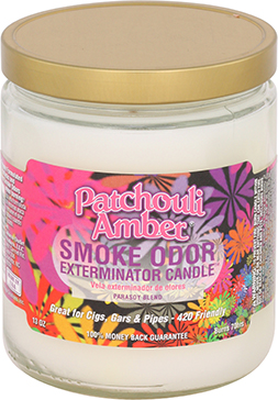 Smoke Odor Exterminator Candle Patchouli Amber