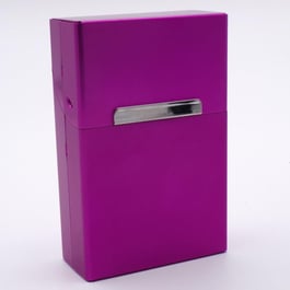 cigarette case pink Eclipse Hot Marbled Plastic King size/100s size At 4.8 x 3.25 x 0.5 File:Pink cigarette case.jpg - Wikimedia