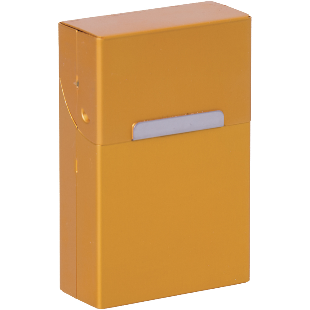 Metal Cigarette Case king Gold