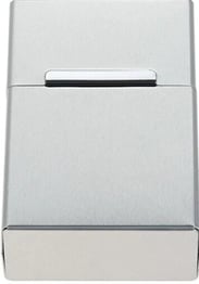 Metal Cigarette Case 100 Silver