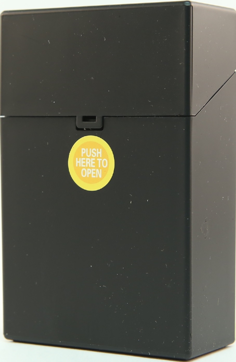 Plastic Cigarette Case king Metallic Black