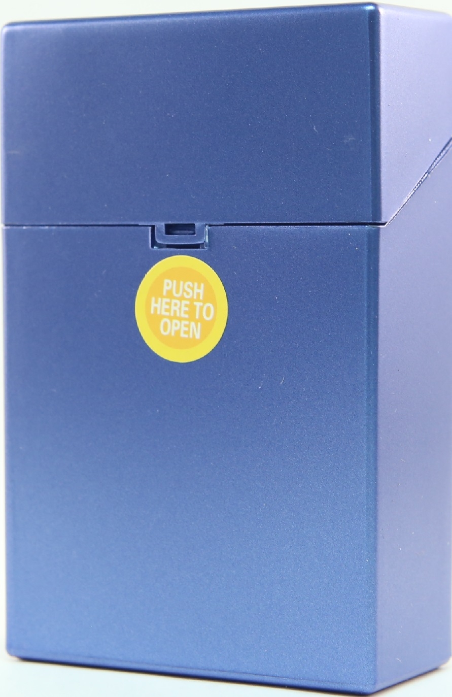 Plastic Cigarette Case king Metallic Blue