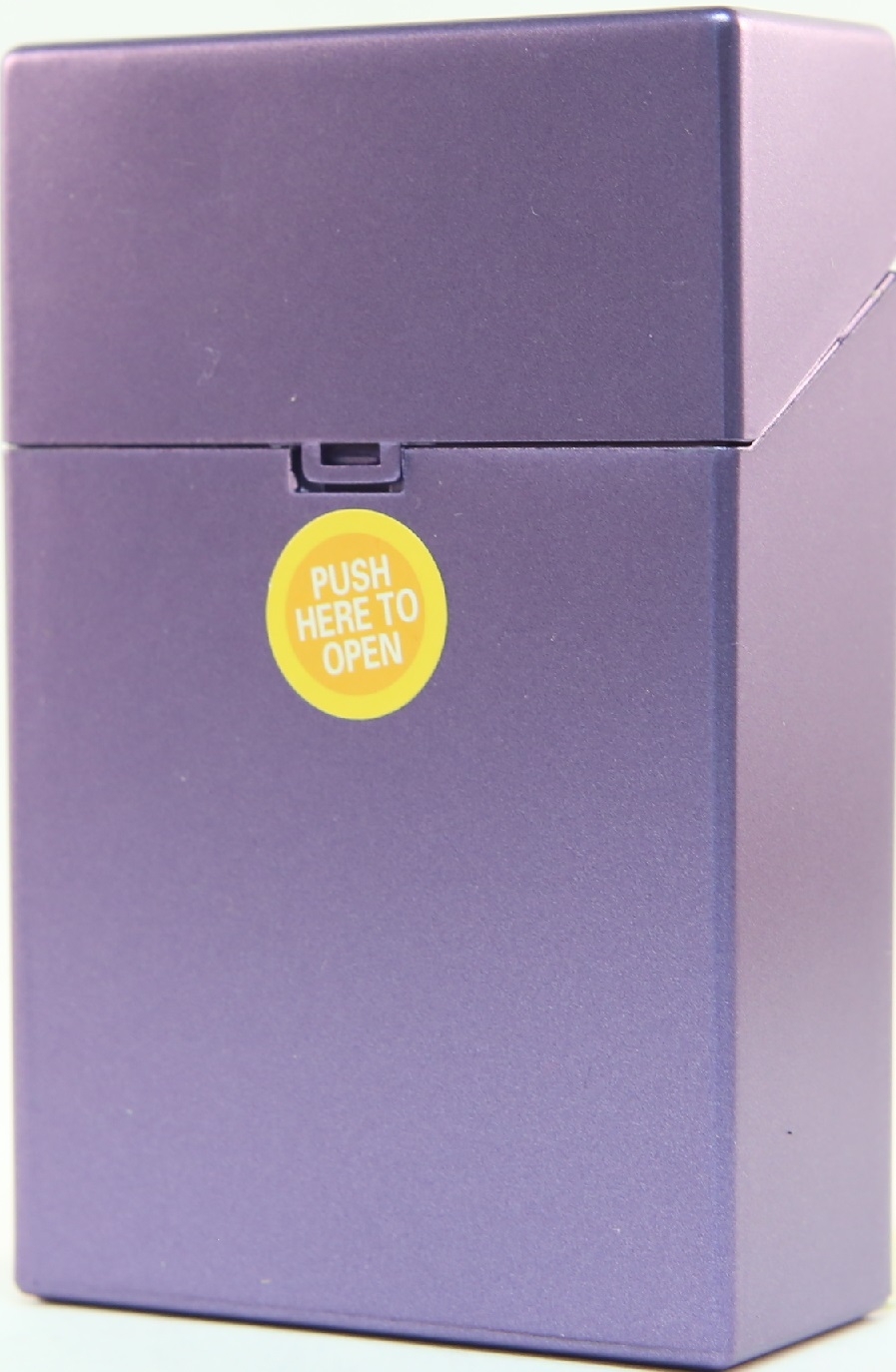 Plastic Cigarette Case king Metallic Purple