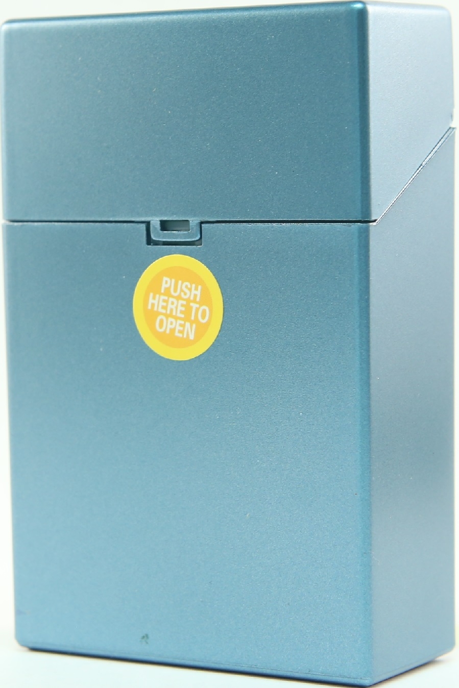 Plastic Cigarette Case king Metallic Turquoise