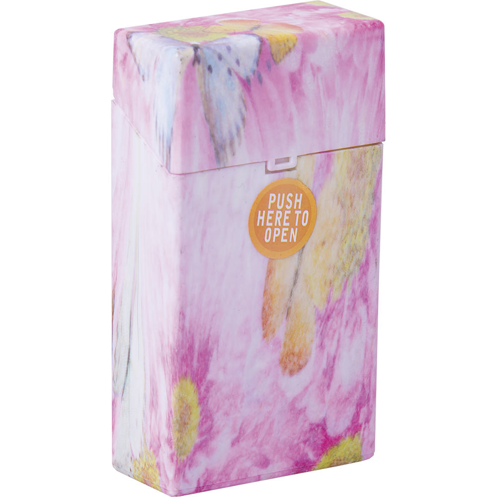 Buy Plastic Cigarette Case 100 Flowers Butterflies Online