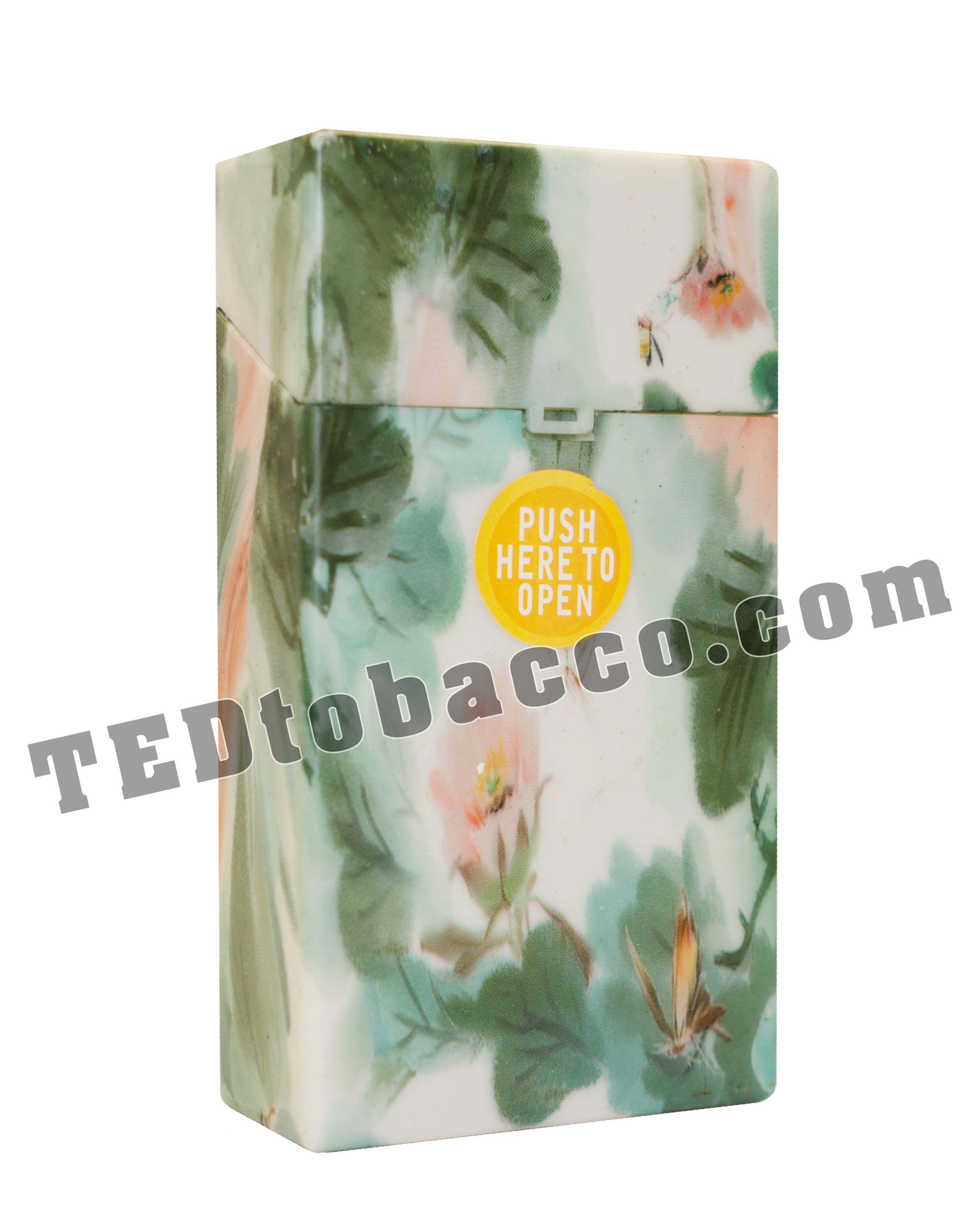 Plastic Cigarette Case 100 Flowers