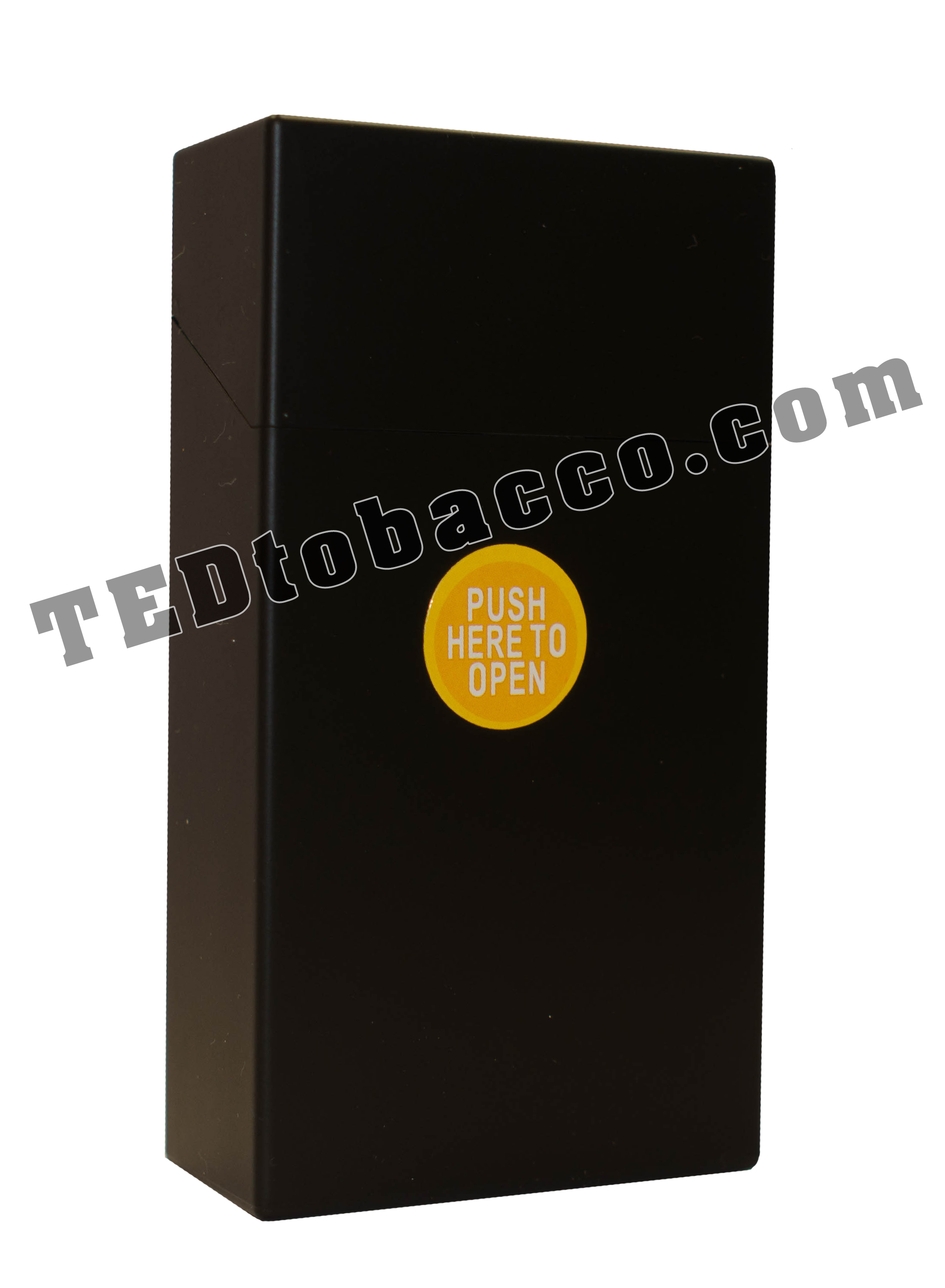 Plastic Cigarette Case 100 Metallic Black