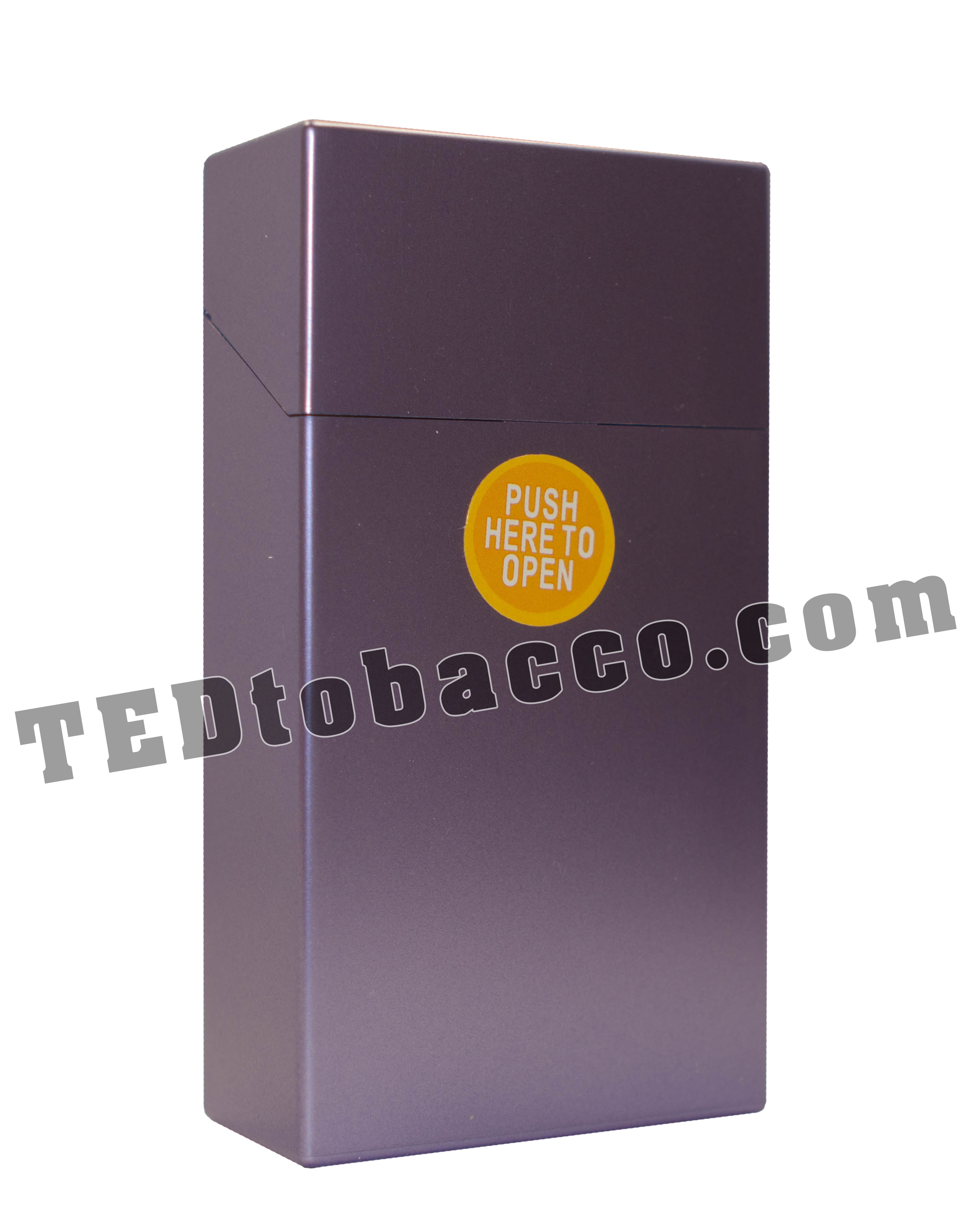 Plastic Cigarette Case 100 Metallic Purple