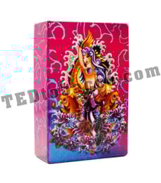 Plastic Cigarette Case king purple Mermaid