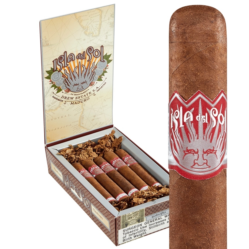 Isla del Sol Cigars Maduro Robusto 10-ct