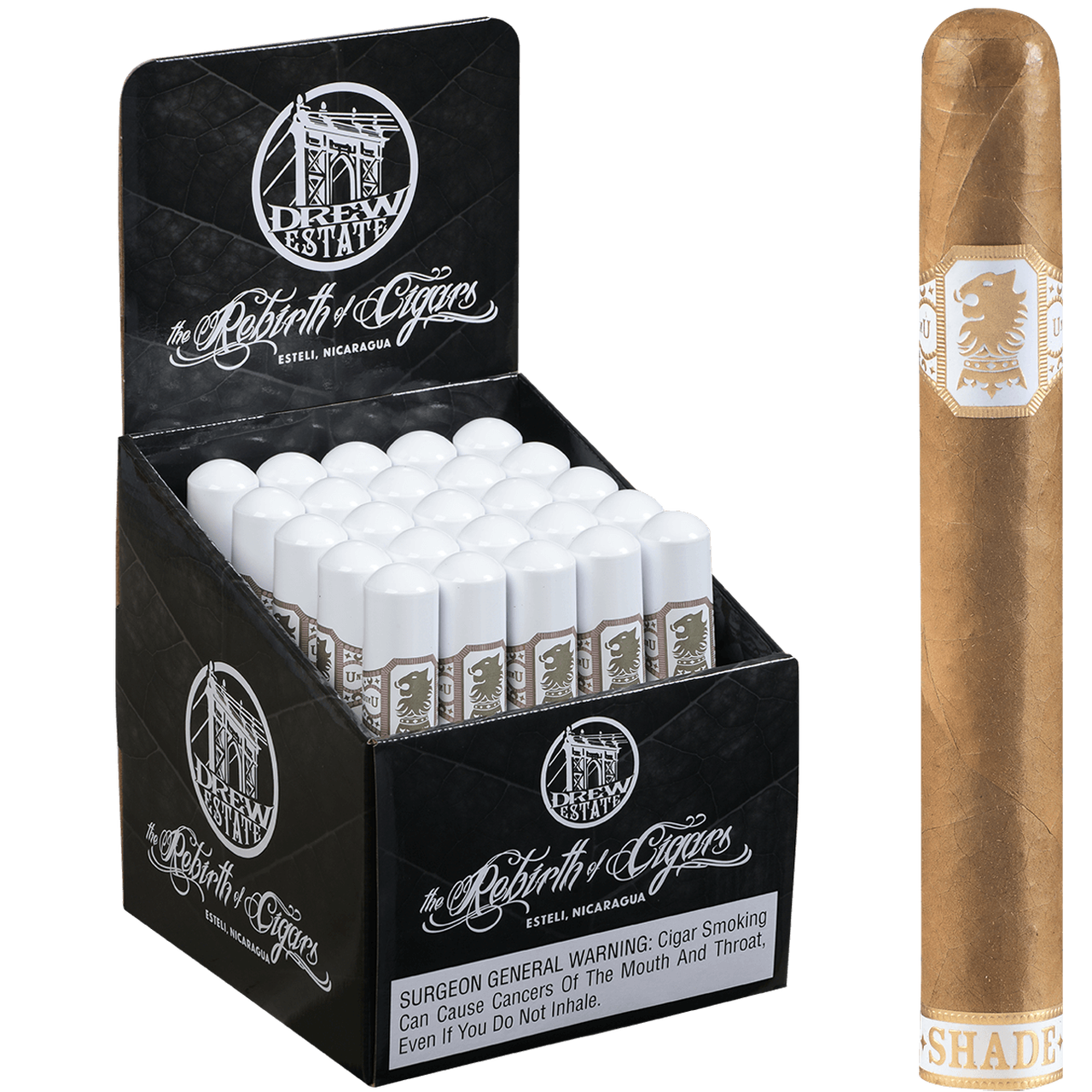 Undercrown Cigars Shade Gran Toro Tubo 25-ct