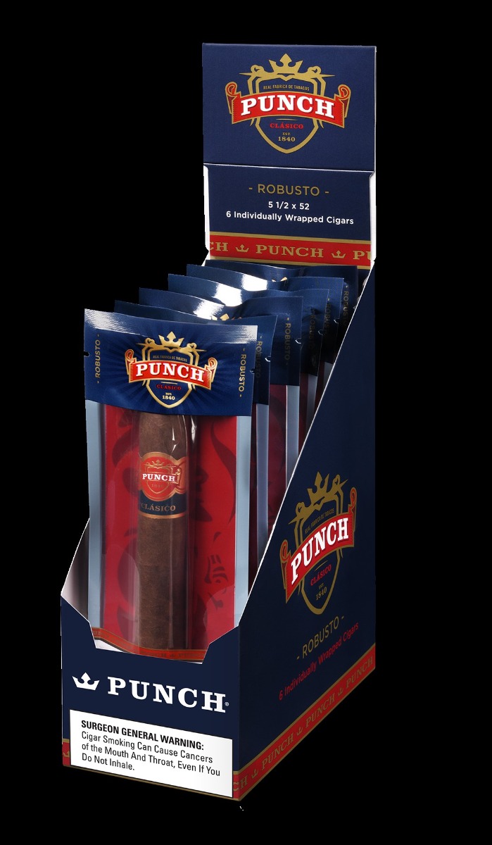 Punch Cigars Robusto Fresh Pack 6-ct