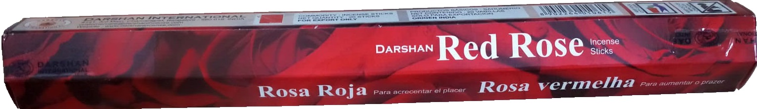 Darshan Incense 20-ct Red Rose