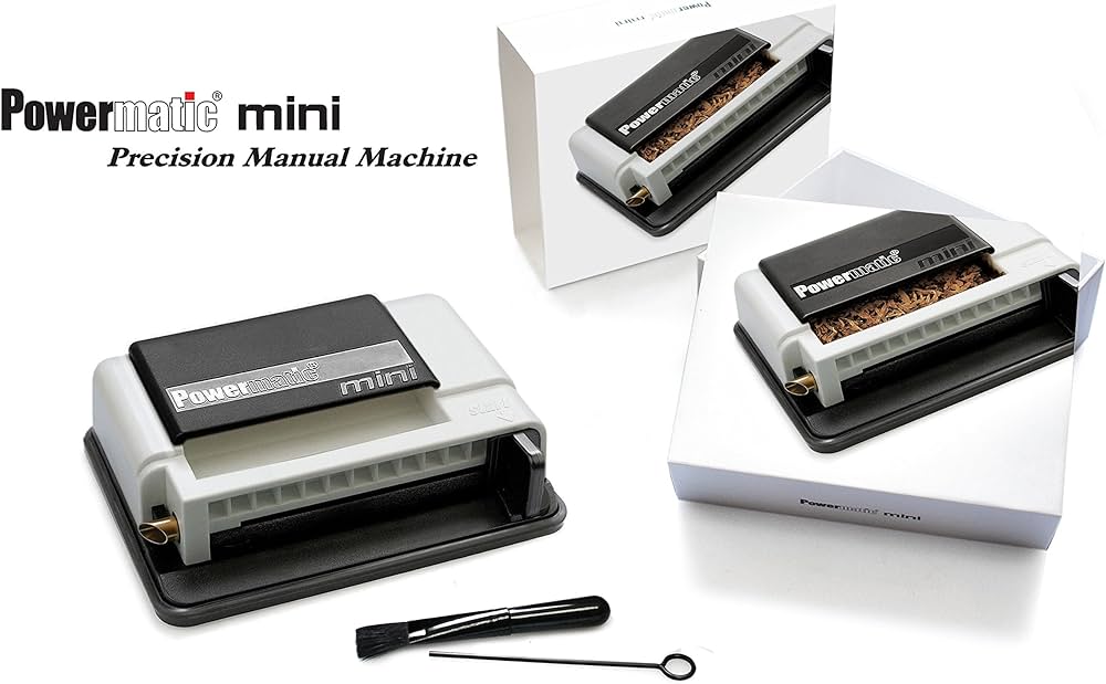 Powermatic Mini Manual Cigarette Machine White