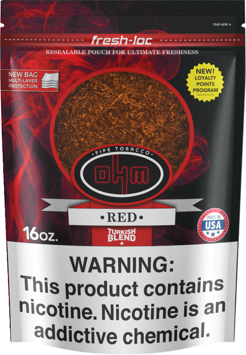 OHM Tobacco 16-oz Turkish Red