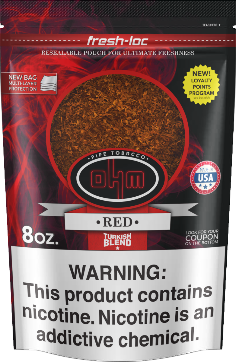 OHM Tobacco 8-oz Turkish Red