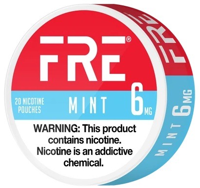 FRE Nicotine Pouches 6mg Mint