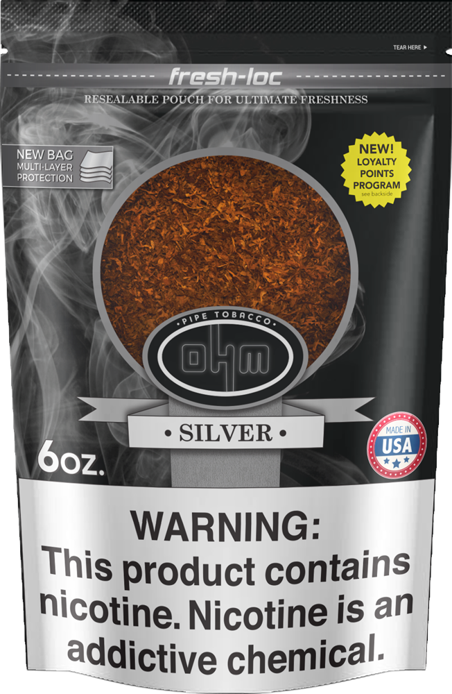 OHM Tobacco 6-oz Silver