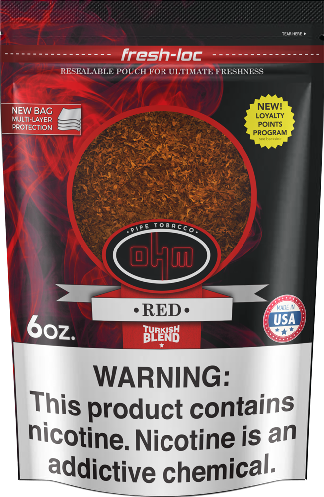 OHM Tobacco 6-oz Turkish Red