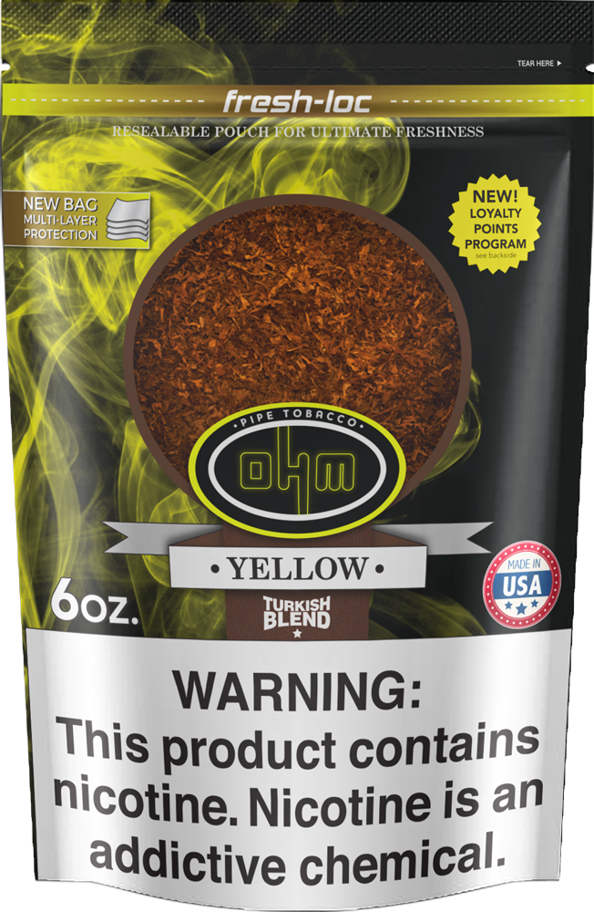 OHM Tobacco 6-oz Turkish Yellow