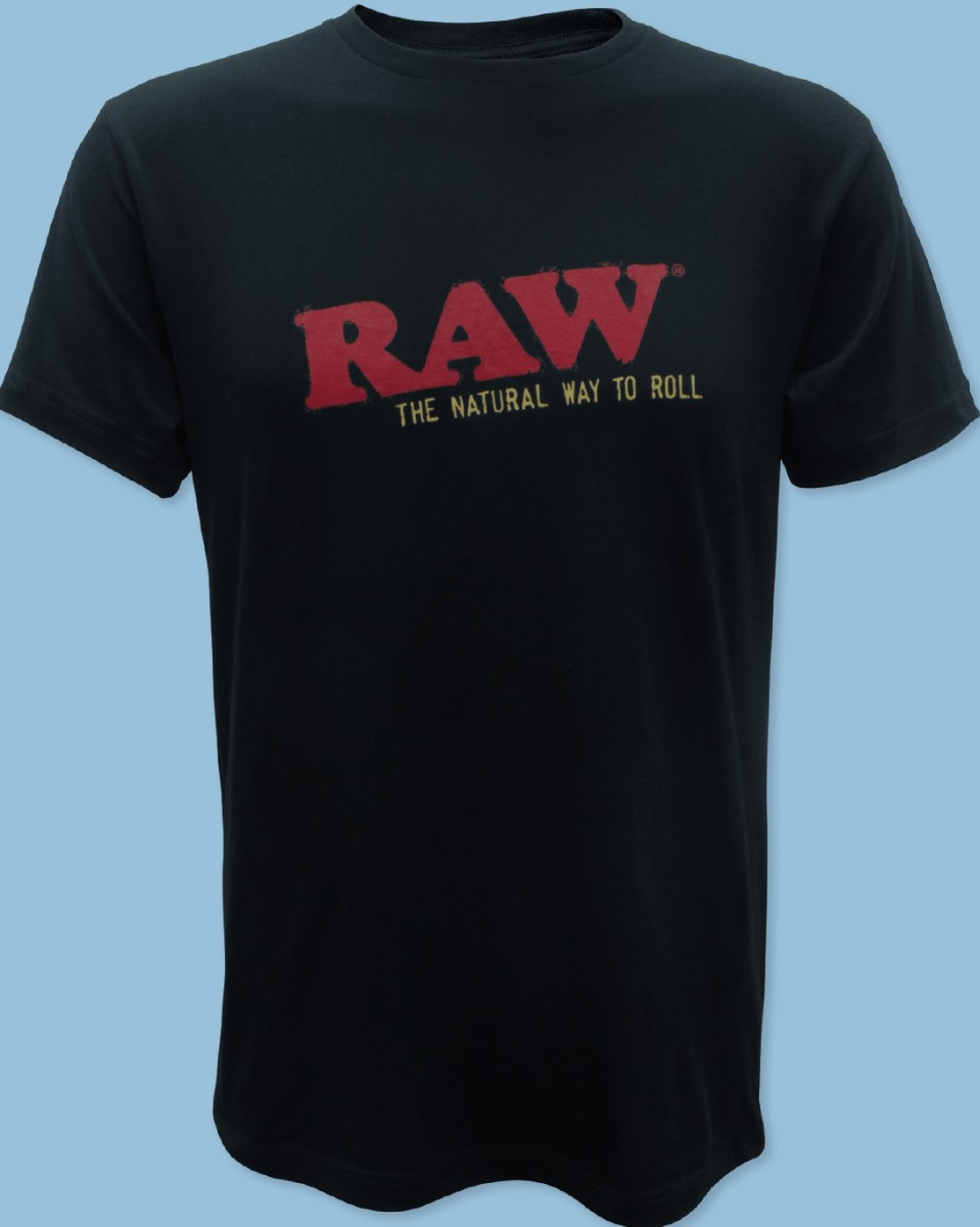 Raw T-Shirt Black Logo Small