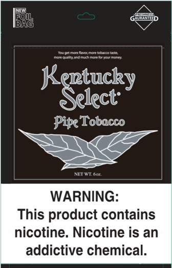 Kentucky Select Tobacco 8-oz Silver