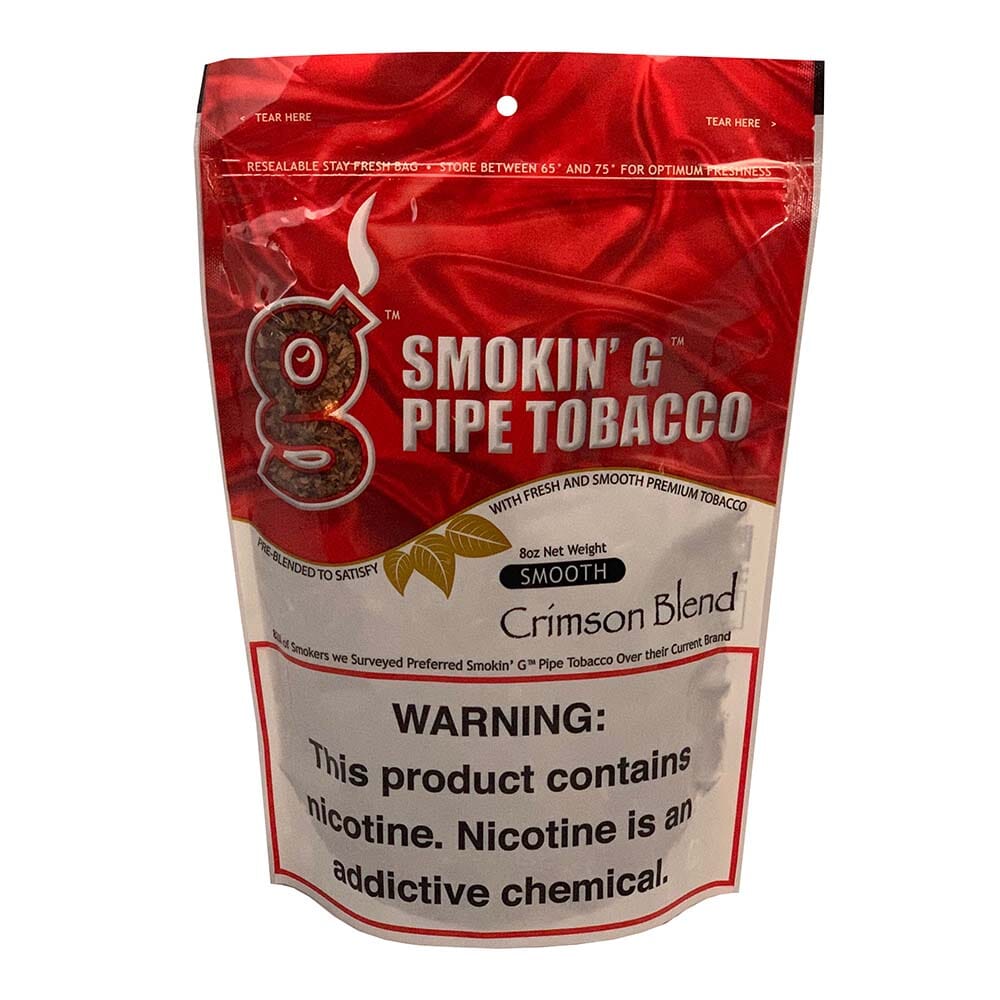 Smokin G Tobacco 8-oz Crimson 
