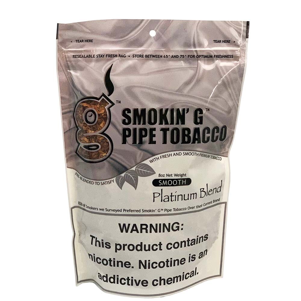 Smokin G Tobacco 8-oz Platinum