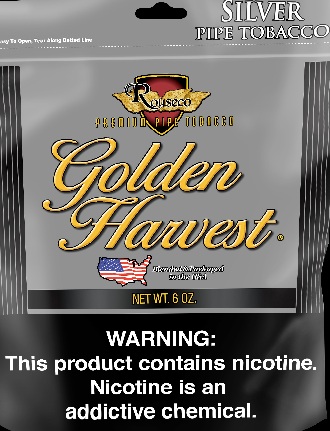 Golden Harvest Tobacco 6-oz Silver