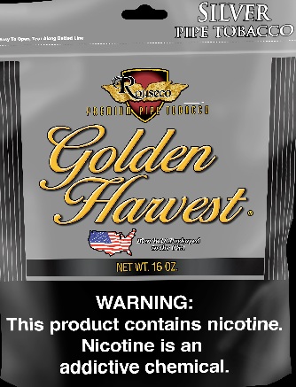 Golden Harvest Tobacco 16-oz Silver