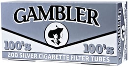 Gambler Tubes 100 Silver 50-ct Case