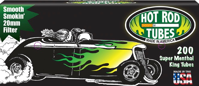 Hot Rod Tubes king Super Menthol