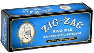Zig Zag Tubes king Blue 50-ct case