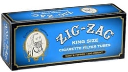 Zig Zag Tubes king Blue 50-ct case