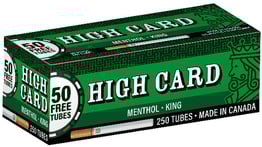 High Card Tubes king Menthol