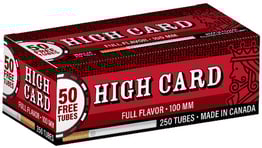 High Card Tubes 100 Full Flavor