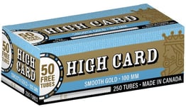 High Card Tubes 100 Smooth Gold