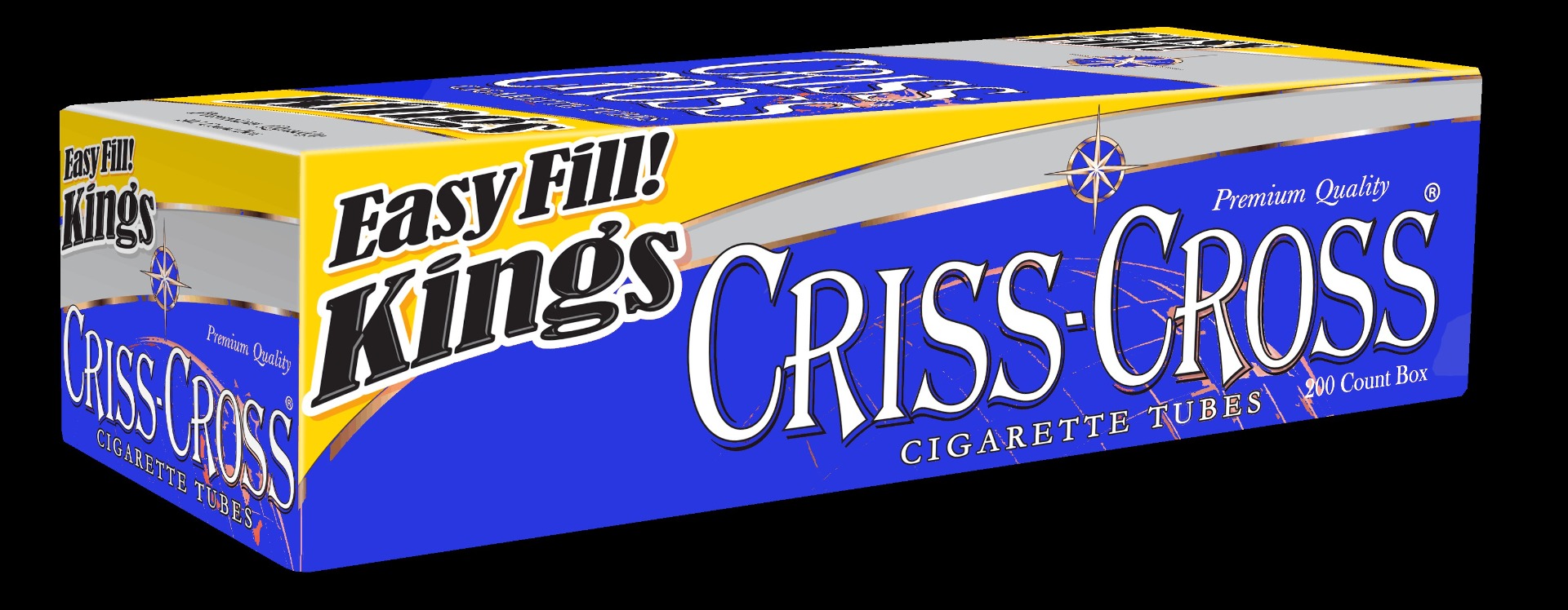 Criss Cross Tubes king Blue